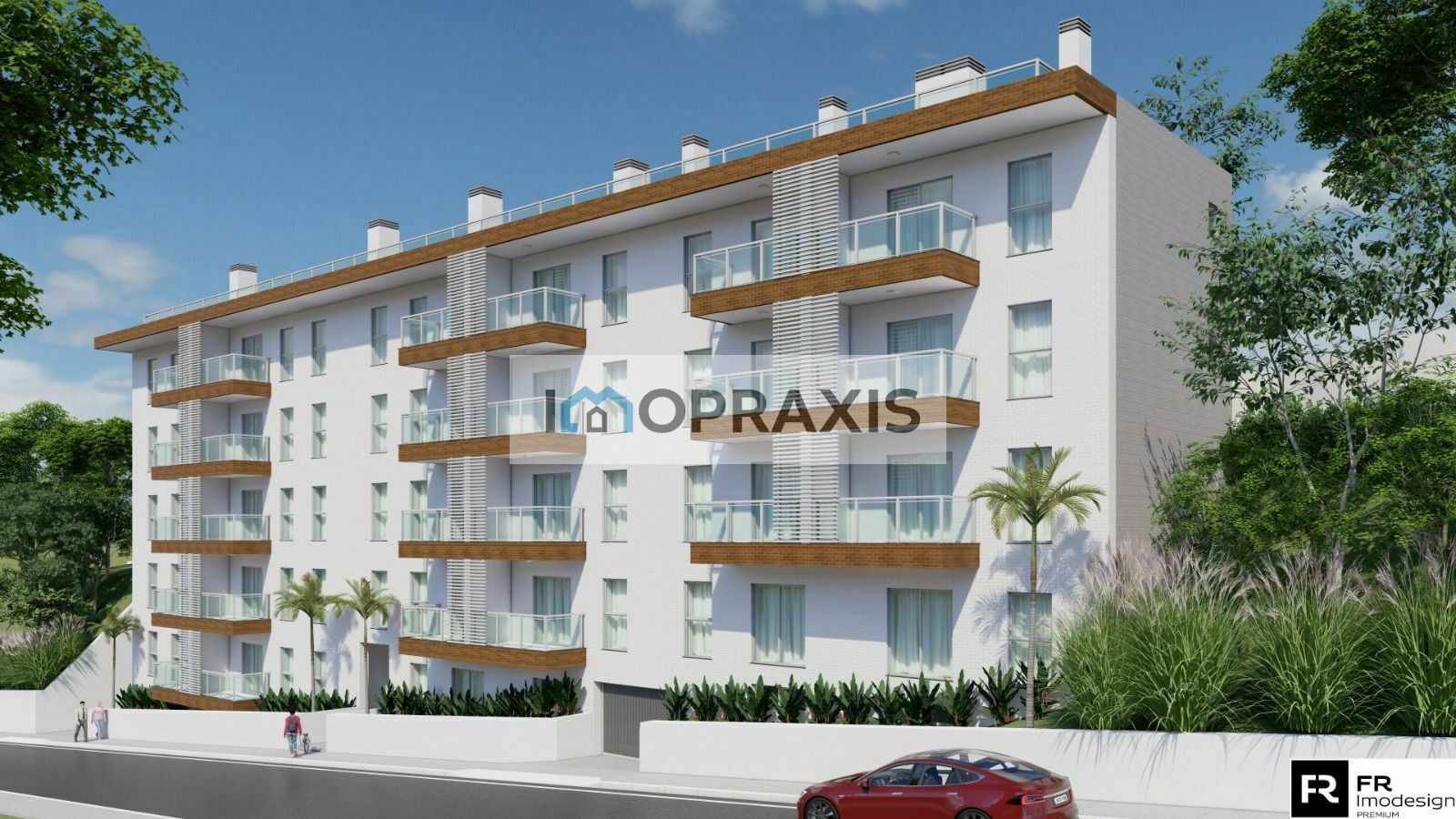 Apartamento novo em construção, de tipologia T0, completamente equipado em prédio com elevador, com parqueamento para um carro no piso -1.