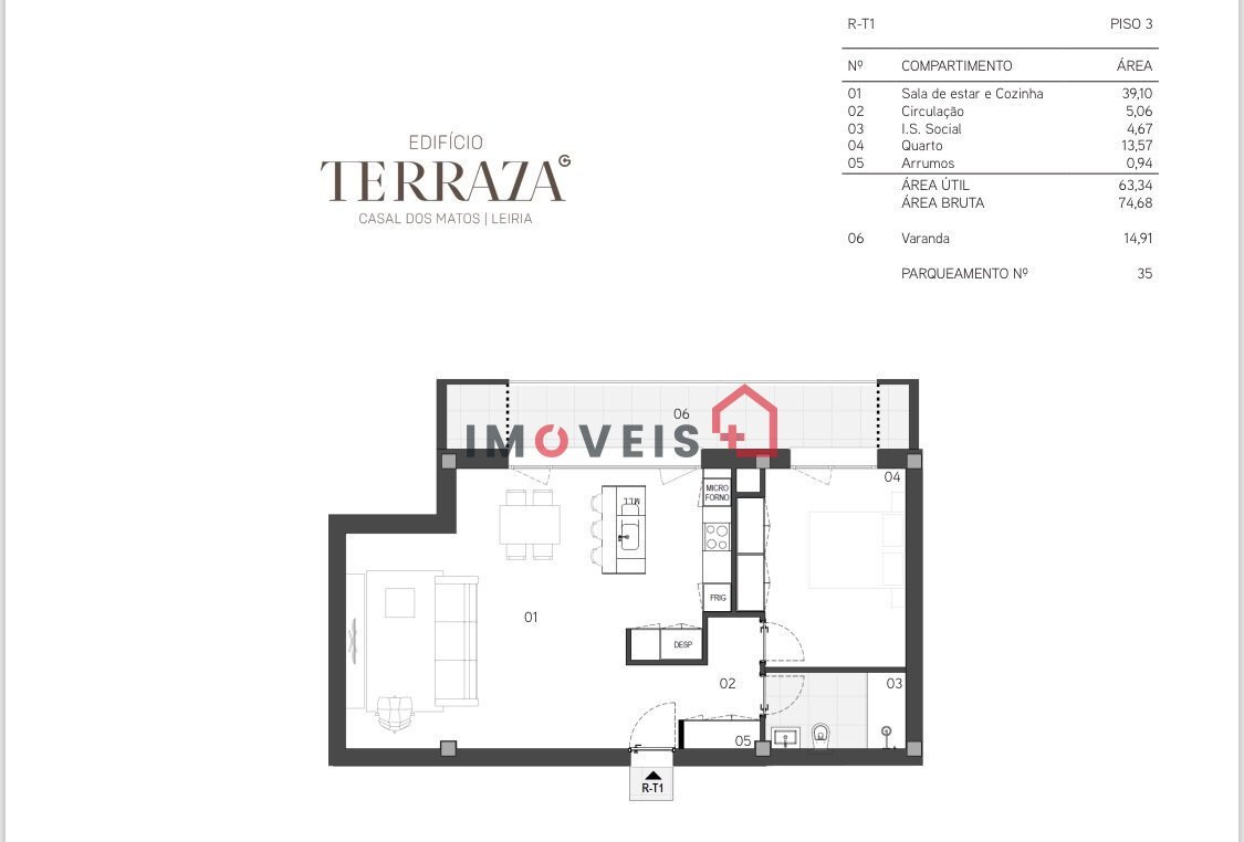 Apartamento T1 — foto 22
