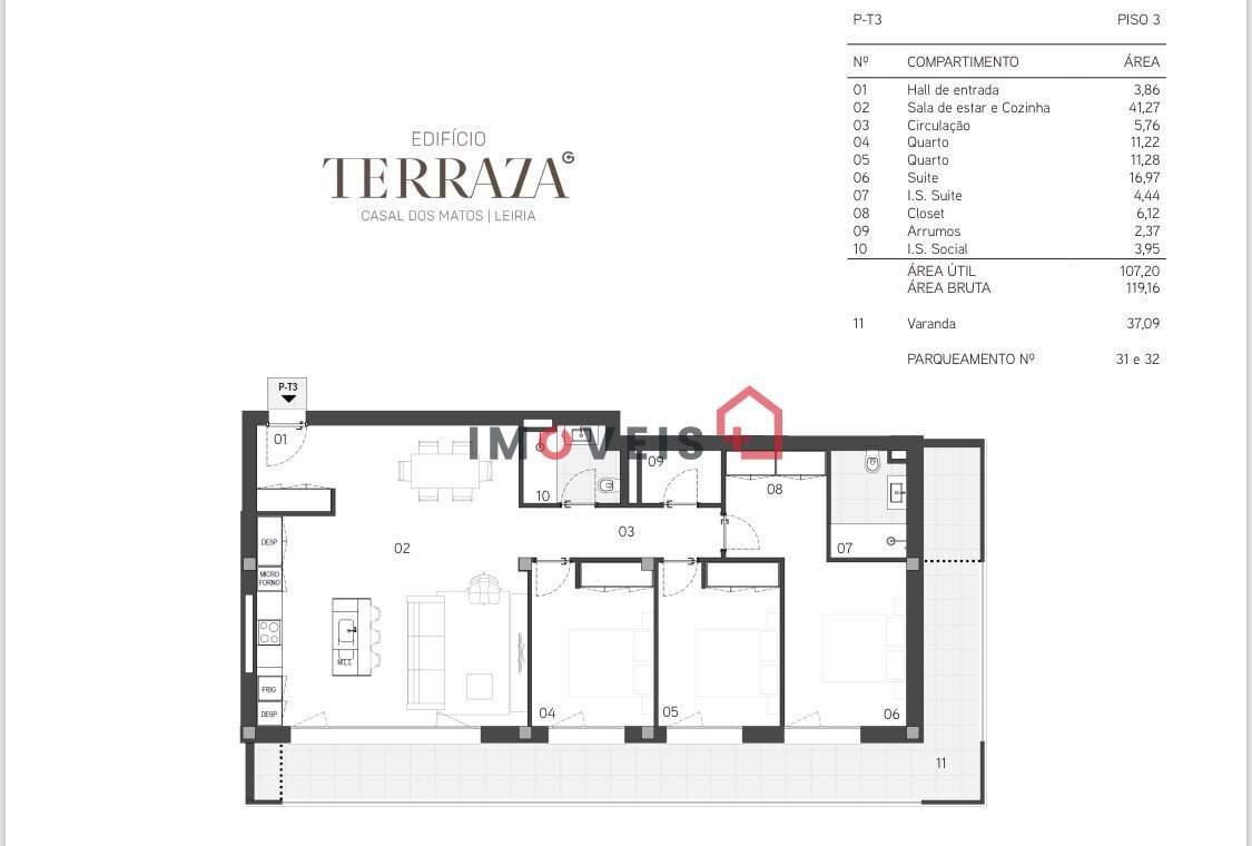 Apartamento T3 — foto 22